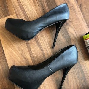 Black heels